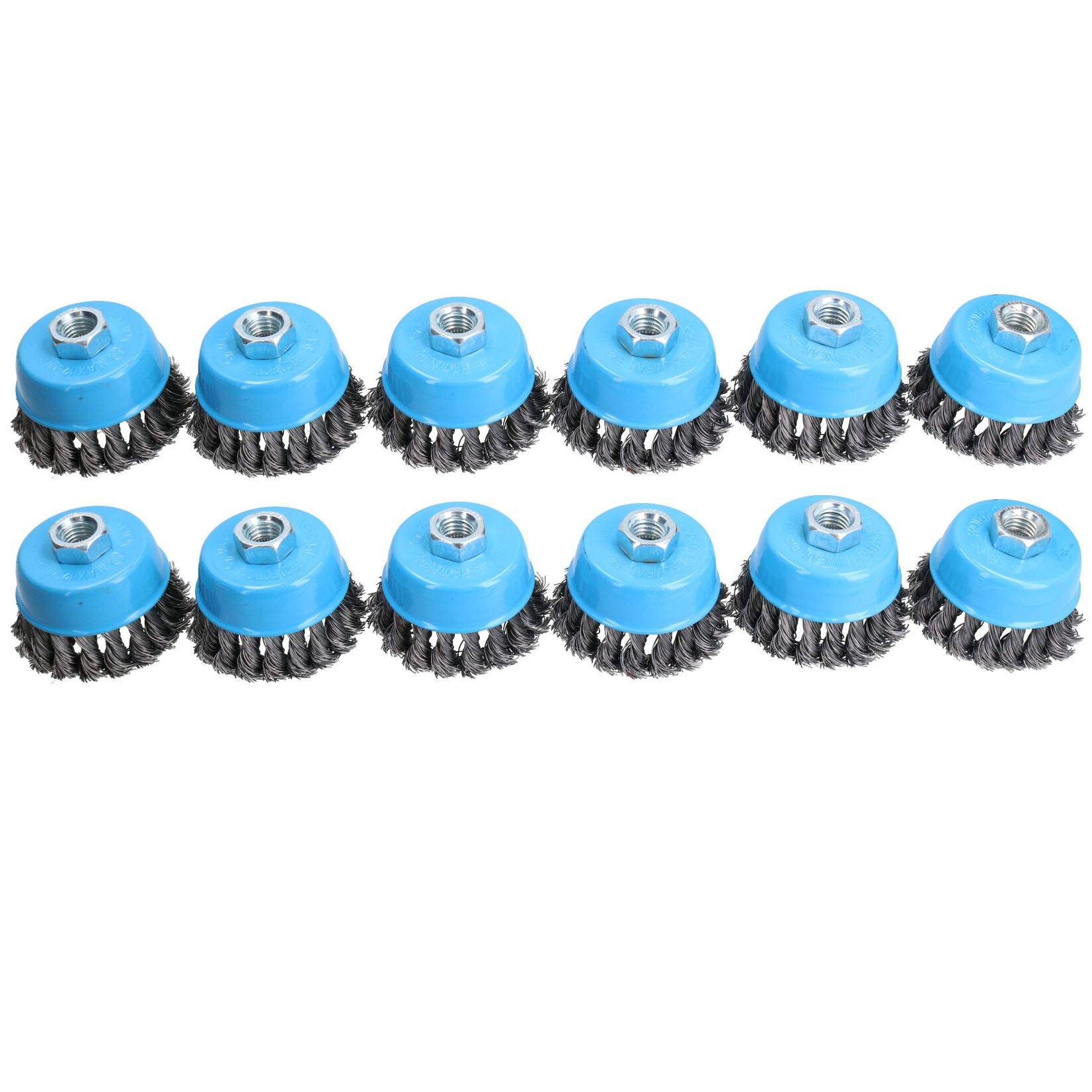 115mm Wire Cup Brush Wheel 3" for 4-1/2" Angle Grinder Twist Knot