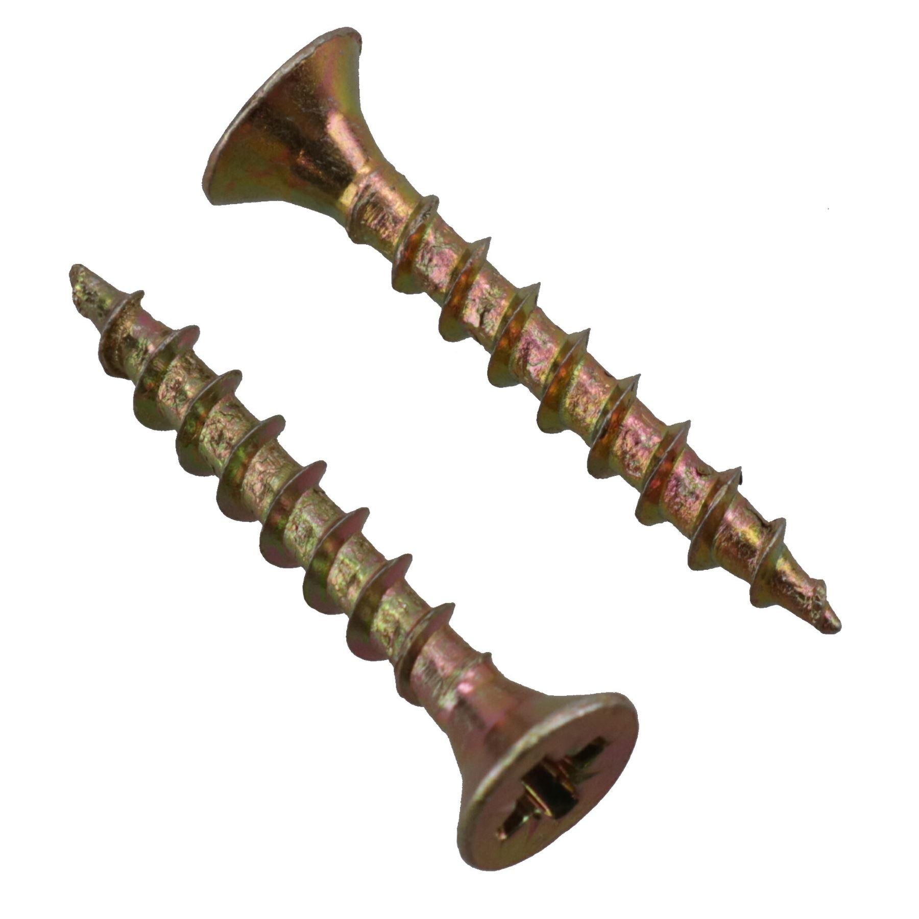 3.5mm x 25mm Countersunk Wood Chipboard Screw Fasteners PZ2 Drive