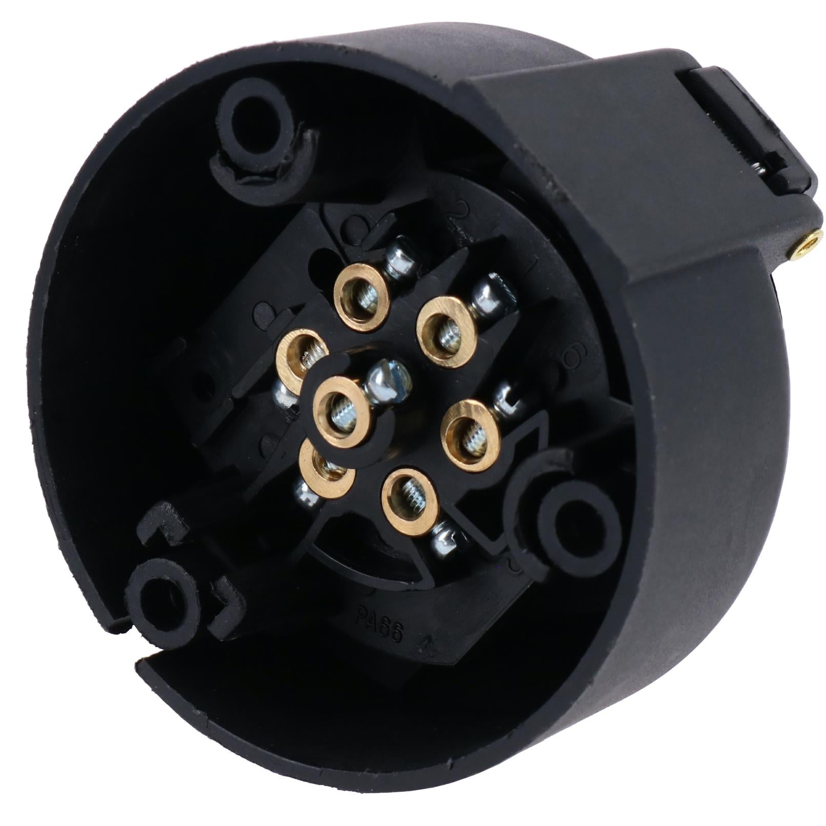 Tow Bar Electrics 7 pin 12v N type PLASTIC Socket for Trailer Lights TR041