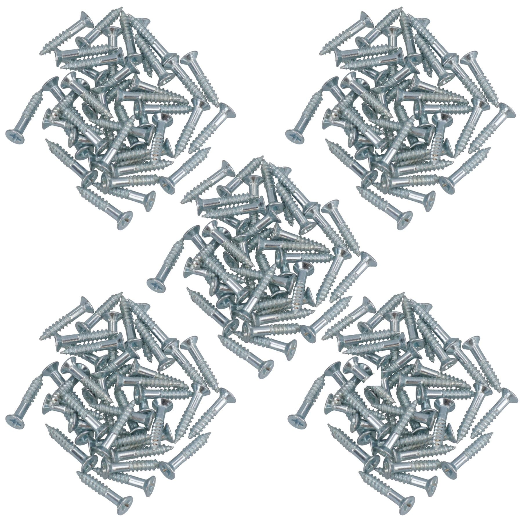 3.5mm x 20mm PZ1 Drive Countersunk Wood Chipboard Screws Fasteners