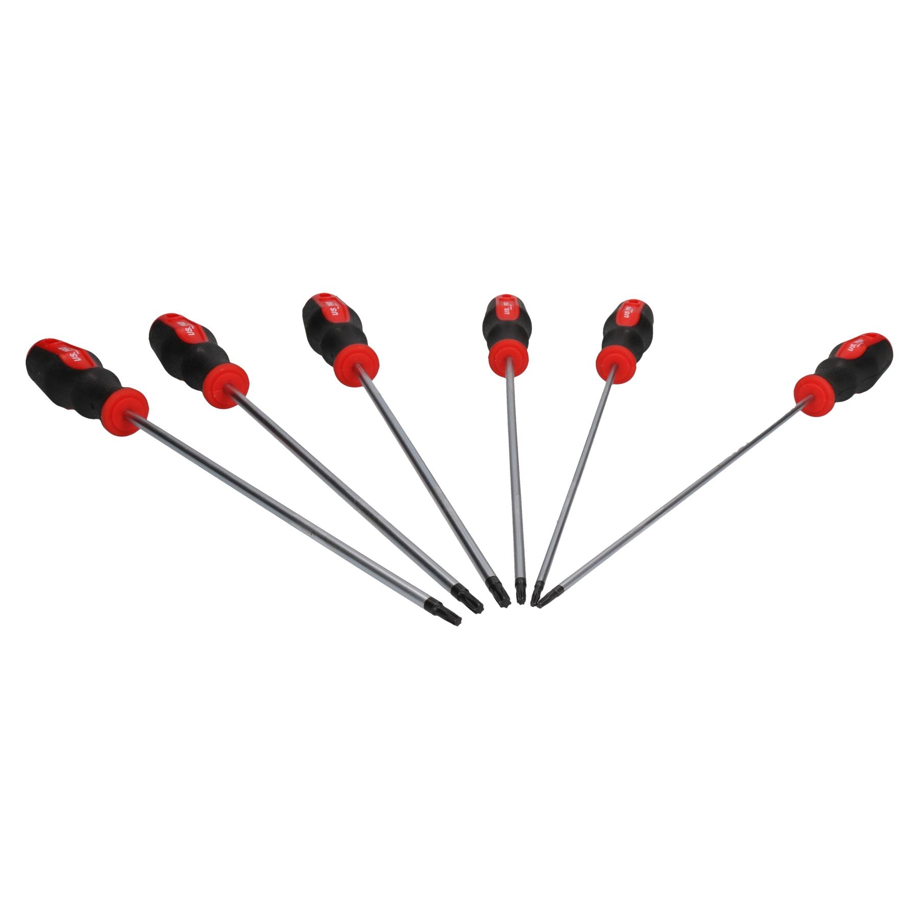 6pc Torx screwdriver set extra long T10 - T30 by U.S.Pro Tools AT387