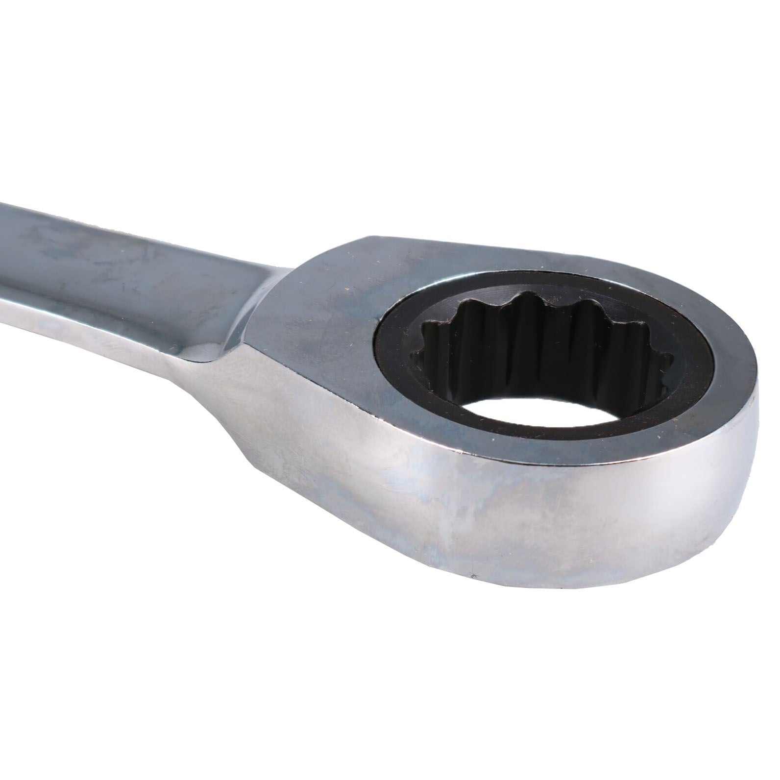 24mm Ratchet Combination Spanner Metric Wrench 72 Teeth Ring Open Ended