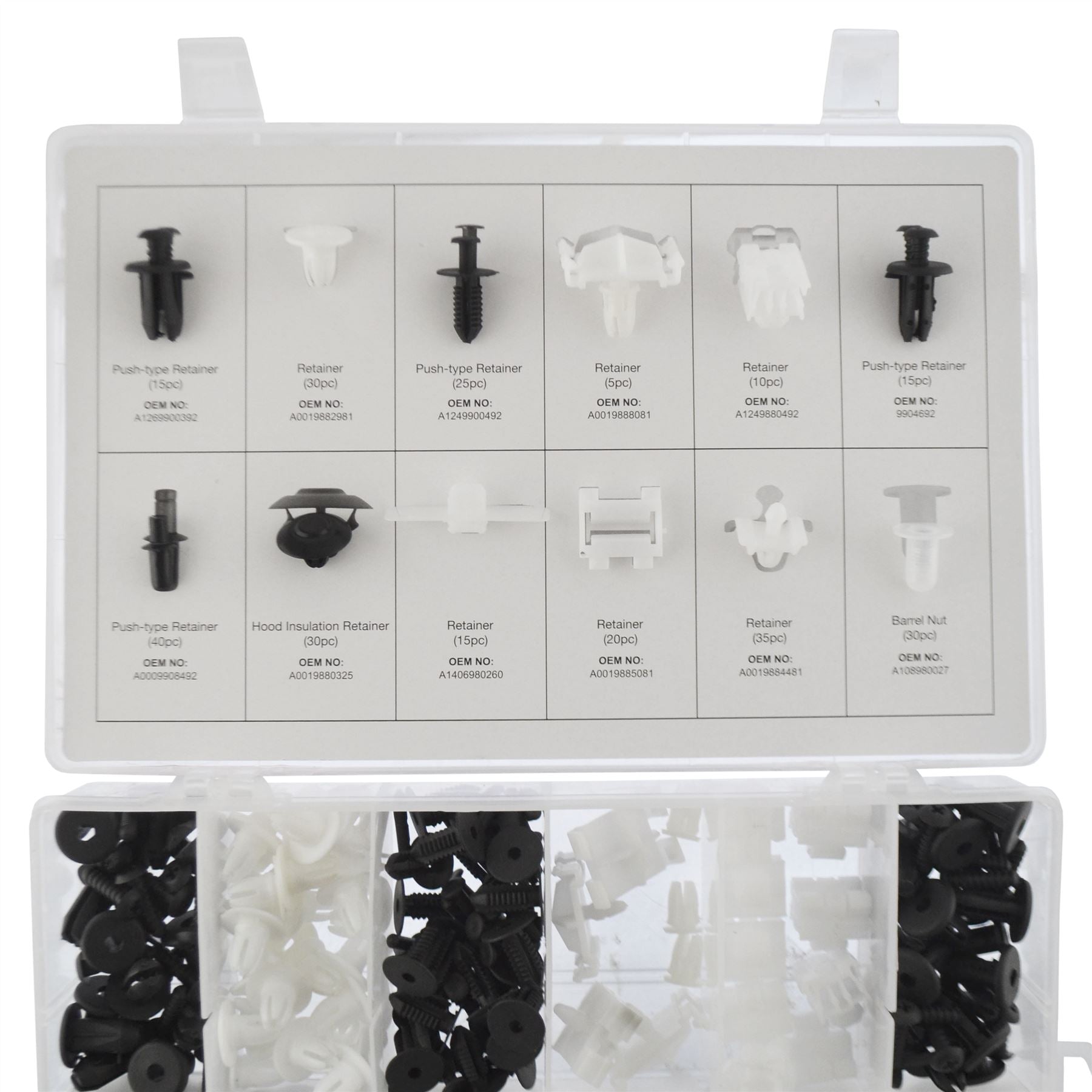 Mercedes - Benz Trim Clip Assortment Set Retaining Retainer Grommet Clips Fixings 270pc