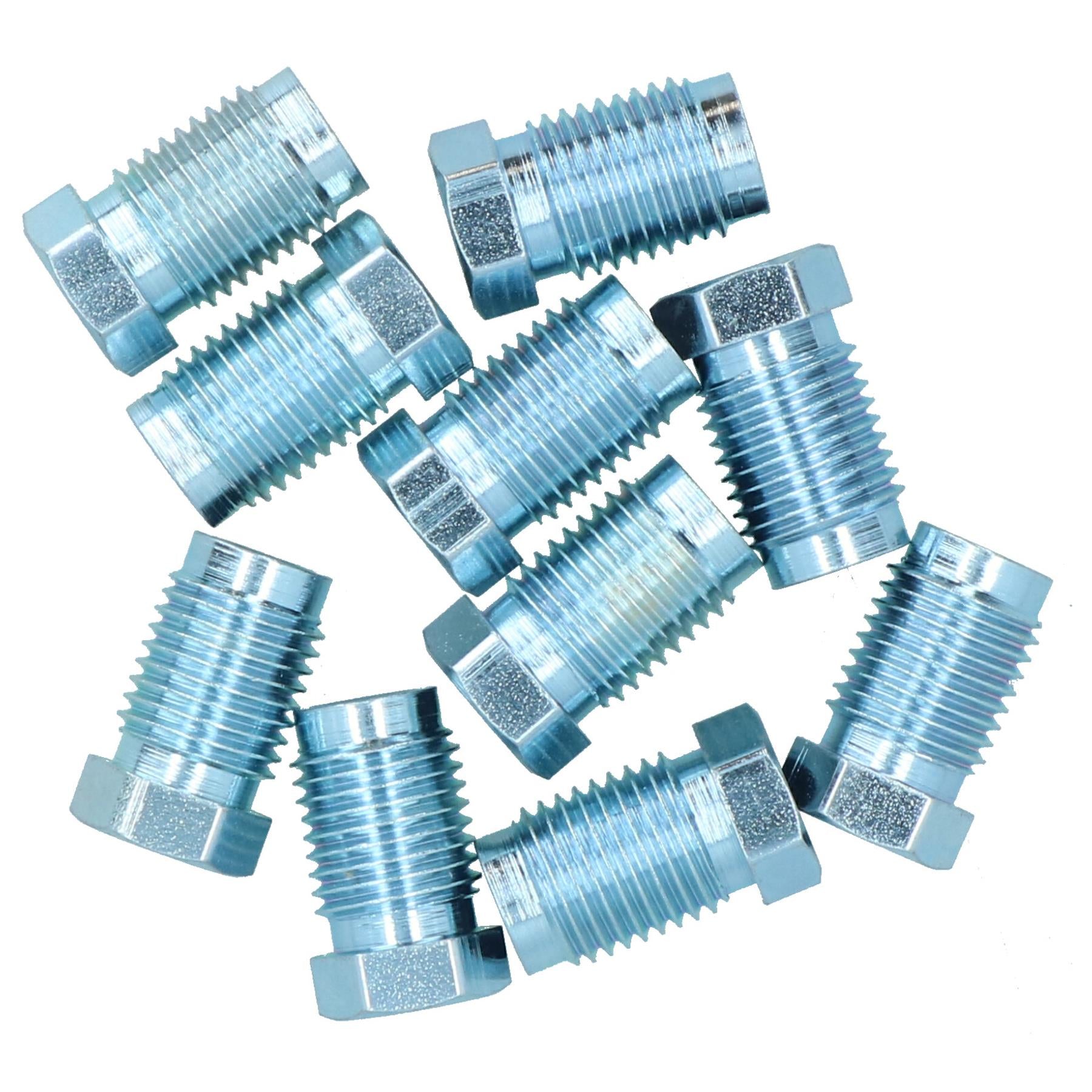 Steel Male Brake Pipe Union Fittings 14mm x 1.5mm For 8mm Brake Pipe 10pc