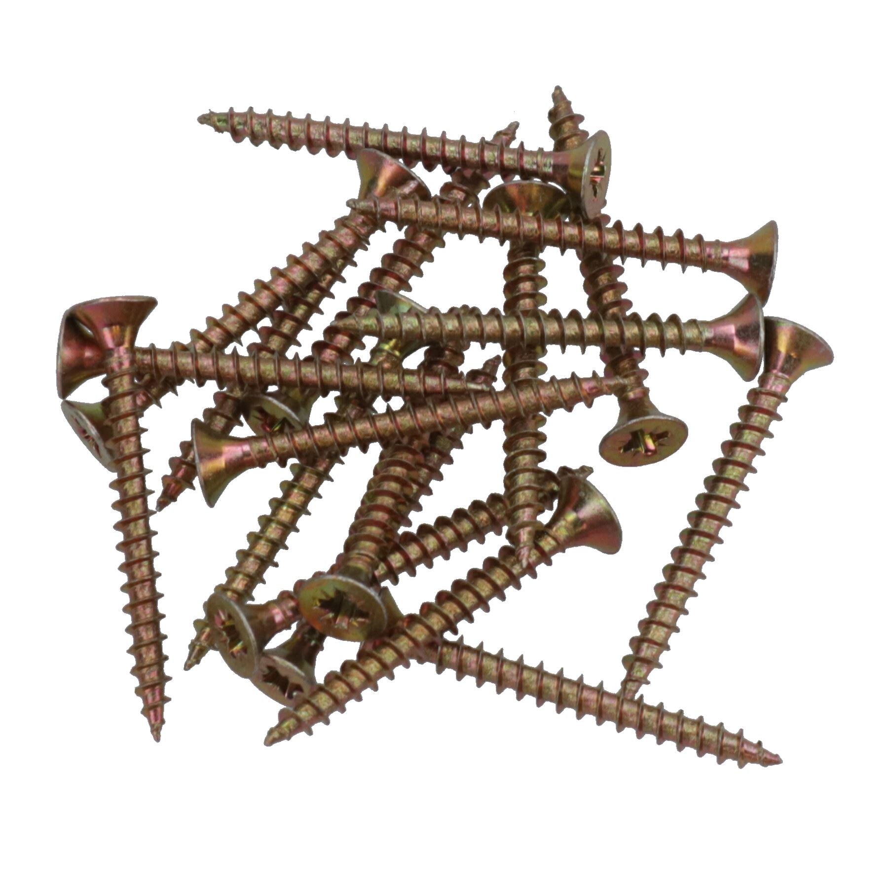 3.5mm x 35mm Countersunk Wood Chipboard Screw Fasteners PZ2 Drive