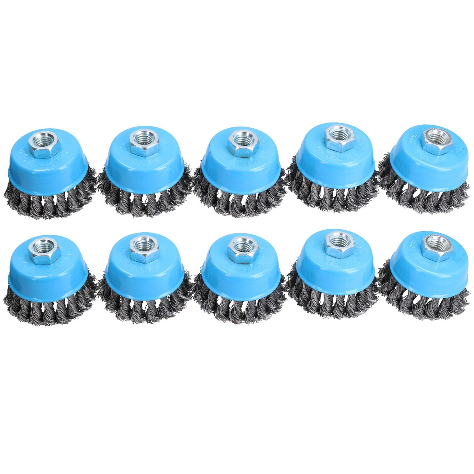 115mm Wire Cup Brush Wheel 3" for 4-1/2" Angle Grinder Twist Knot
