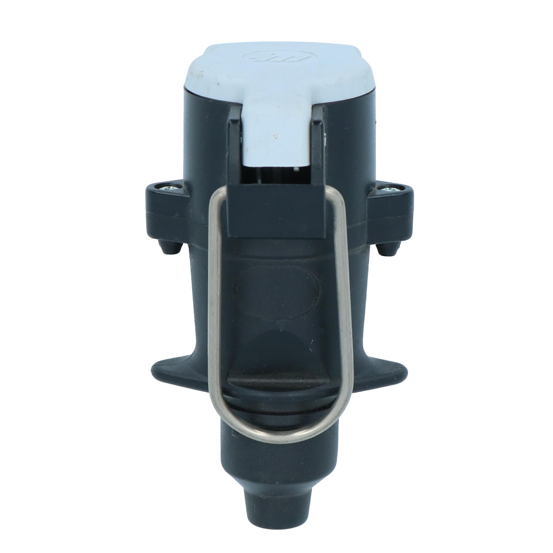 Tow Bar Electrics 7 pin S Type Plastic Grey Flying Socket for Caravans TR044B