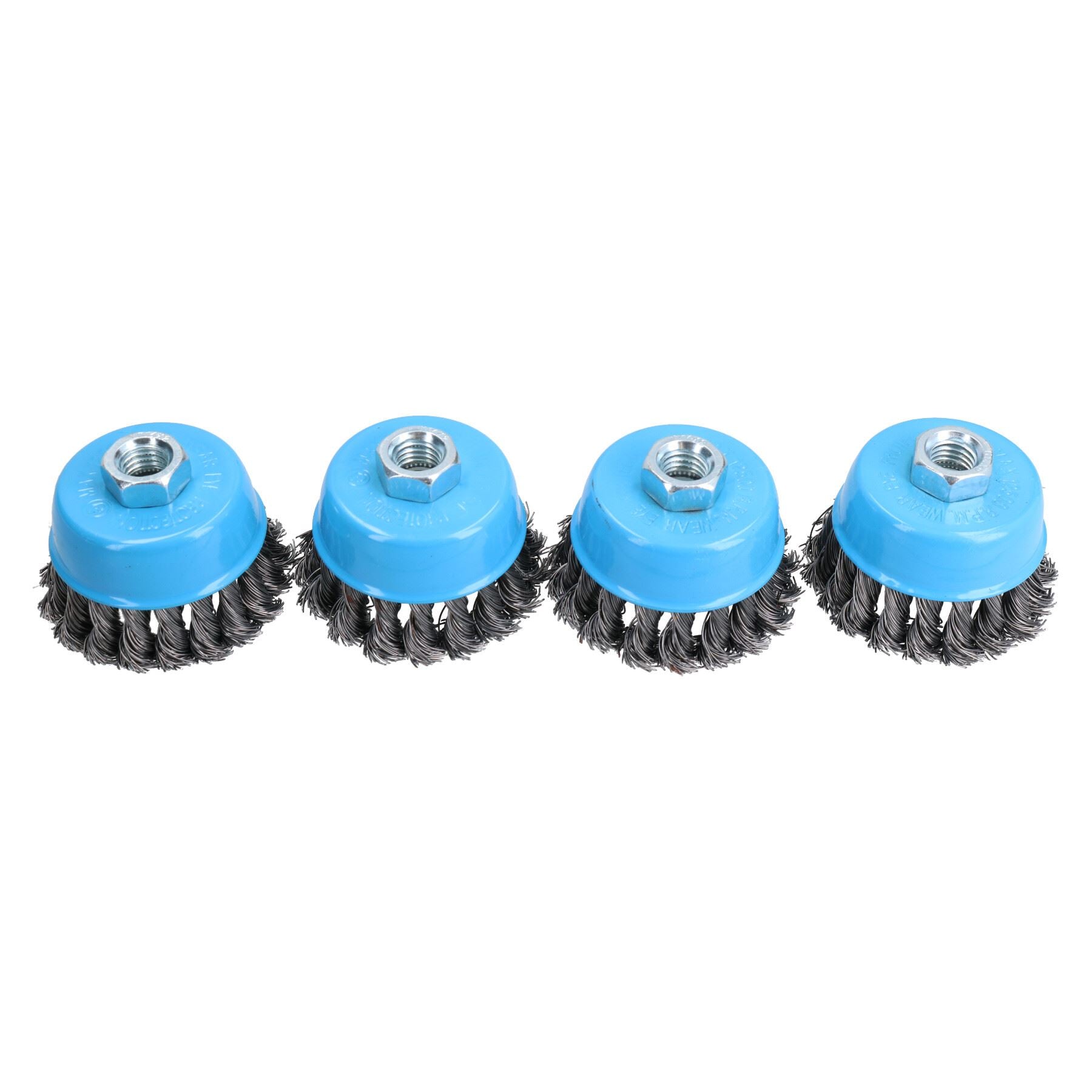 115mm Wire Cup Brush Wheel 3" for 4-1/2" Angle Grinder Twist Knot
