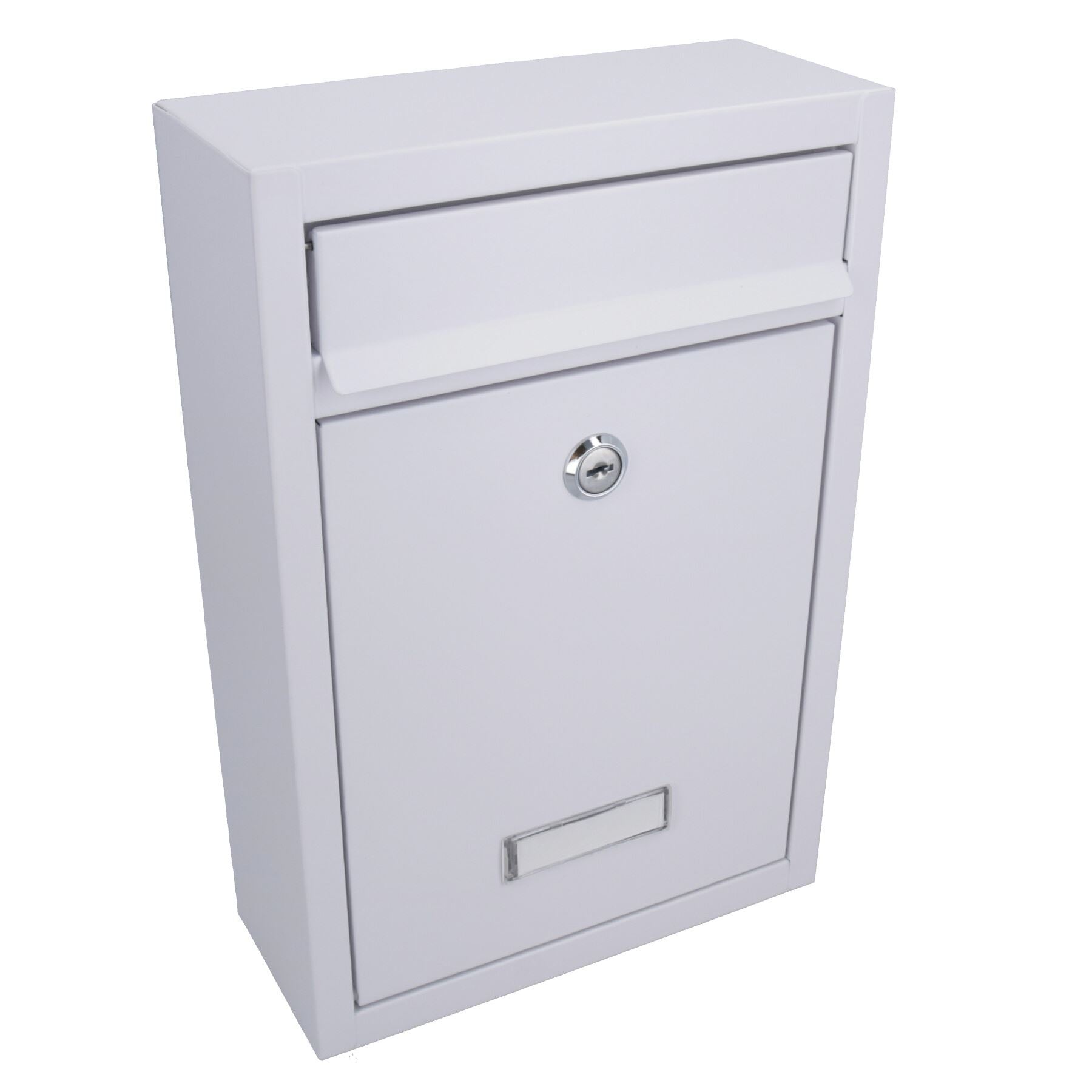 Modern Style Letter Post Mail Box Metal Wall Door Gate House Lockable Garden