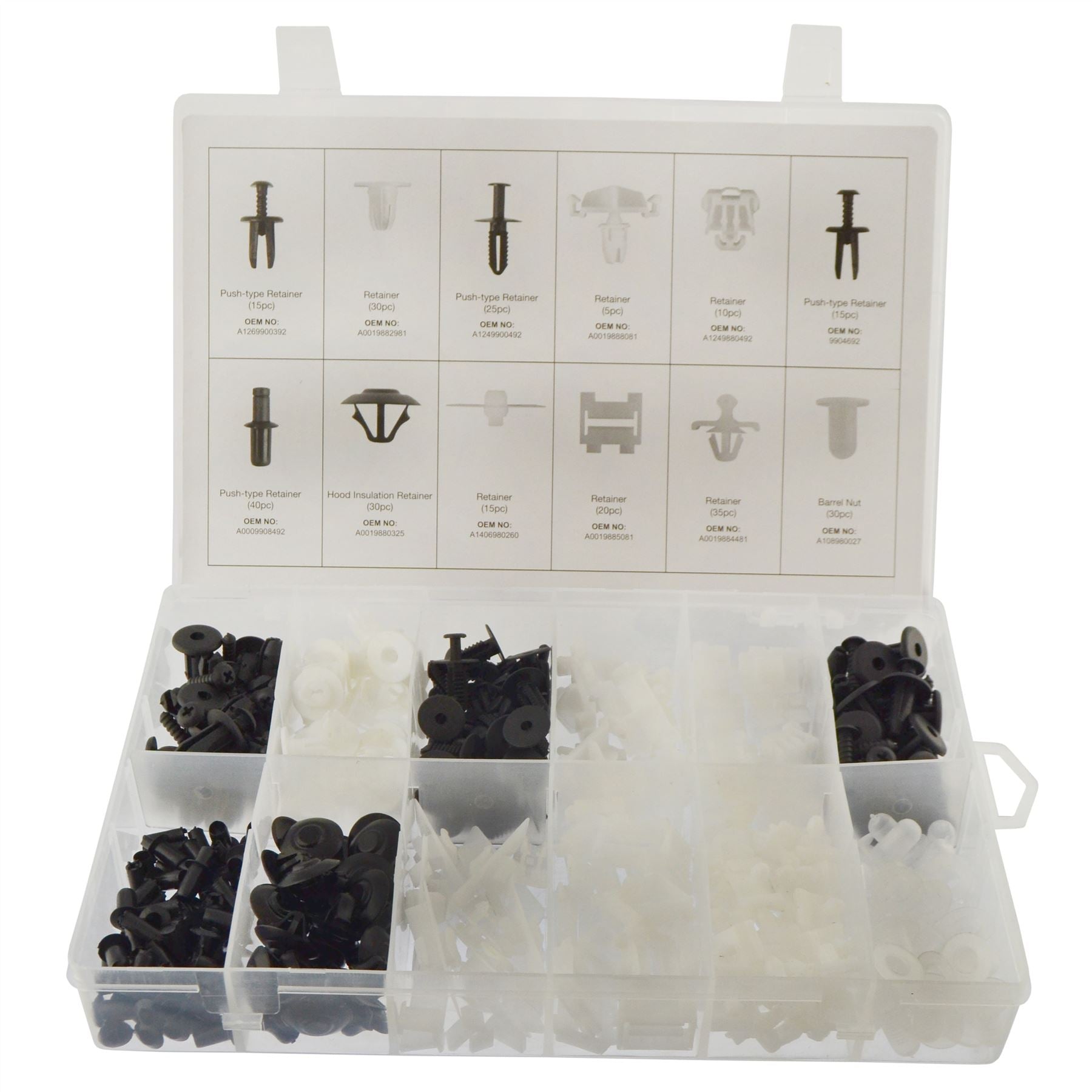 Mercedes - Benz Trim Clip Assortment Set Retaining Retainer Grommet Clips Fixings 270pc