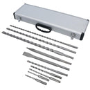 SDS Plus Shank Masonry Drill And Chisel Bit Set Tungsten Carbide Tips 10pc