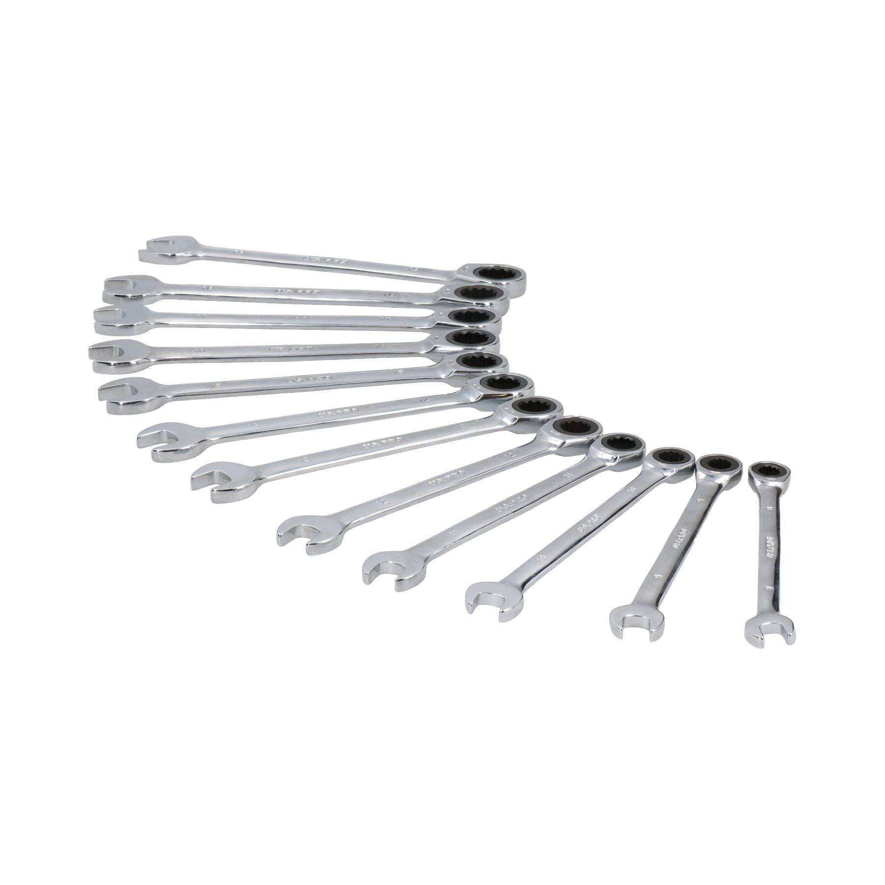 Metric MM Combination Ratchet Spanner Wrench 8 – 19mm 72 Teeth Reversible