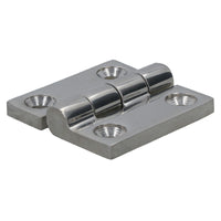 Polished Door Butt Hinge Stainless Steel 38mm x 38mm 316 Marine Cabin