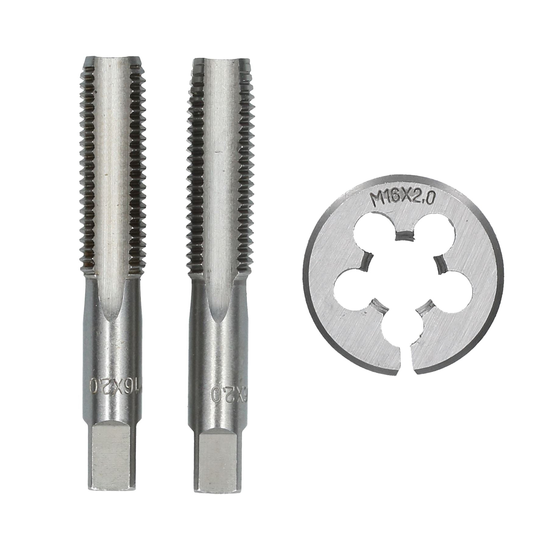 Metric Tap and Die Tungsten Steel Taper and Plug Set M2 - M18