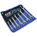 7pc Metric MM Flare Nut Brake Pipe Gas Fuel Spanner Wrench Set 8mm – 24mm