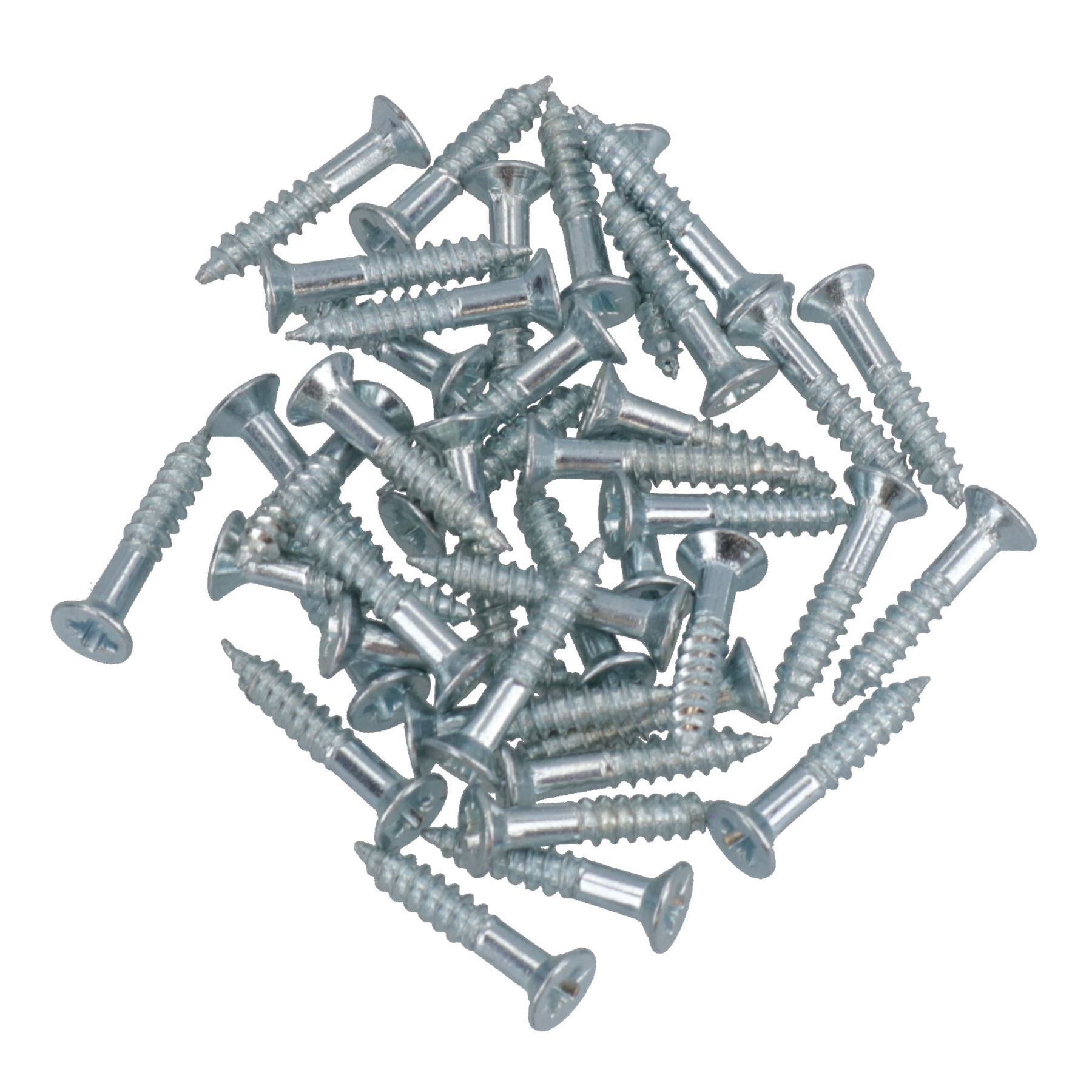 3.5mm x 20mm PZ1 Drive Countersunk Wood Chipboard Screws Fasteners