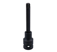 1/2" Drive T50 Extra Long 100mm Male Torx Star Impact Socket