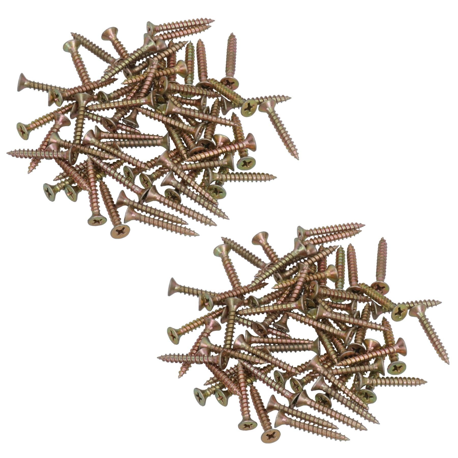 Countersunk Multi Purpose Chipboard Wood Timber Screws 30mm Long Pozi
