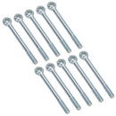 M8 100mm Eye Bolt Single Bolt Zinc Plated Threaded Rings DIN444 Catenary Wire