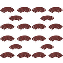 Hook And Loop Delta Sanding Pads Discs 93mm Triangular Mixed Grit 120 Pack