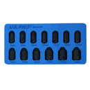 3/8in Drive Shallow Stubby Metric Sockets 6 Sided Single Hex 7mm – 19mm 13pc