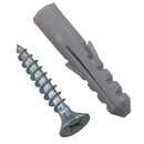 5mm x 30mm PZ2 Countersunk Wood Screws Fasteners with Raw Plugs
