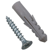 5mm x 30mm PZ2 Countersunk Wood Screws Fasteners with Raw Plugs