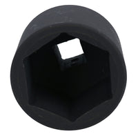 54mm 3/4in Drive Metric Shallow Impact Wheel Nut Socket 6 Sided Single-Hex