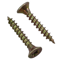 4mm x 25mm Countersunk Wood Chipboard Screw Fasteners PZ2 Drive