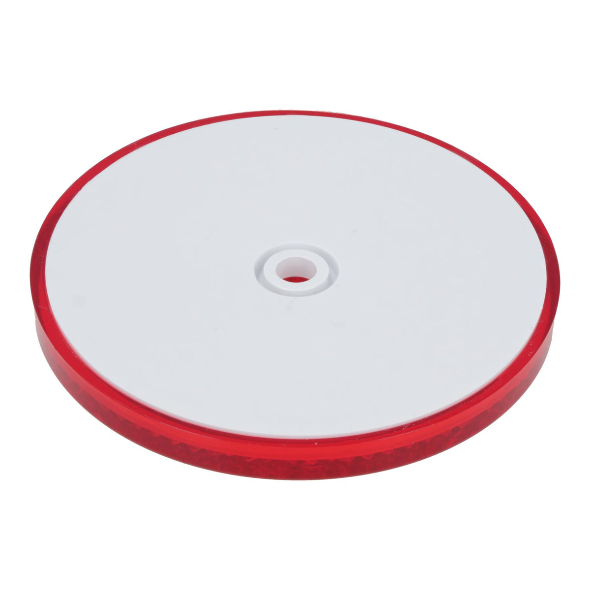 Red Round Circular Reflectors for Driveway Gate Fence Posts Trailer Rears