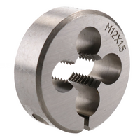 Metric Split Die Threading Tool Thread Cutter 38mm Tungsten Steel M6 - M18
