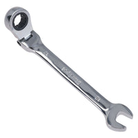 MM Metric Flexible Combination Ratchet Spanner Wrench Bi-Hex 12 Sided 72 Teeth