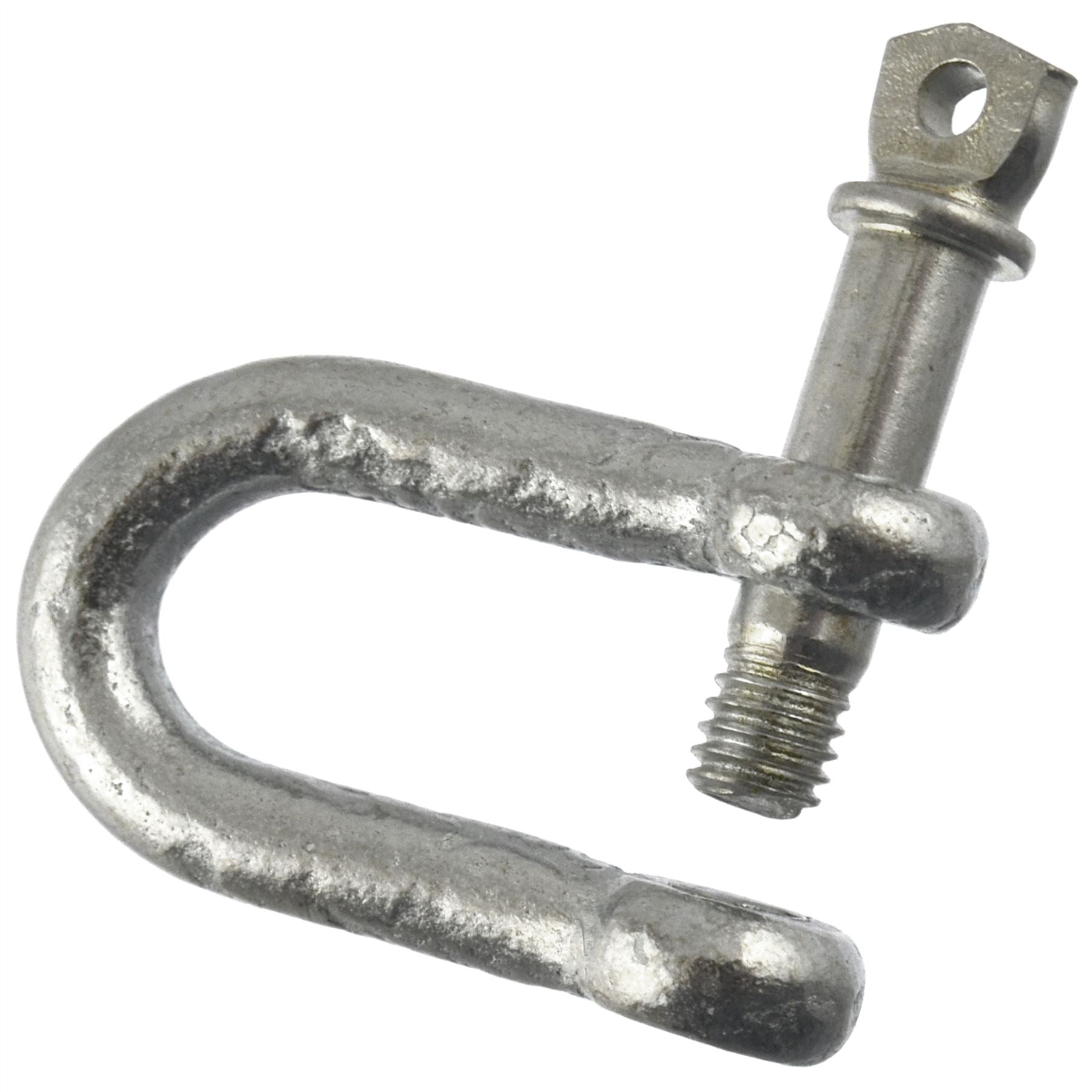 D Shackle Dee Link M6 - M12 Galvanised Steel Lifting Towing Rigging Pin Loop