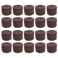 Flap Discs 80 Grit Angle Grinder 4.5" (115mm) Flat Sanding