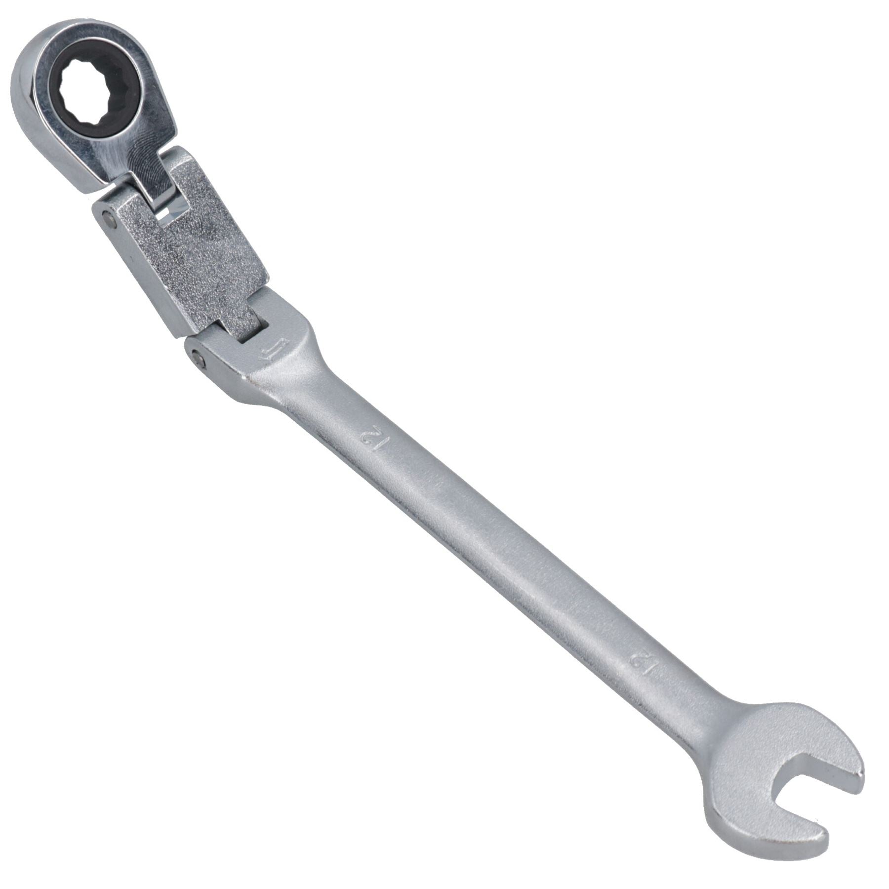 Metric Double Jointed Flexi Ratchet Combination Spanner Wrench 72 Teeth