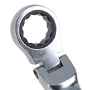 MM Metric Flexible Combination Ratchet Spanner Wrench Bi-Hex 12 Sided 72 Teeth