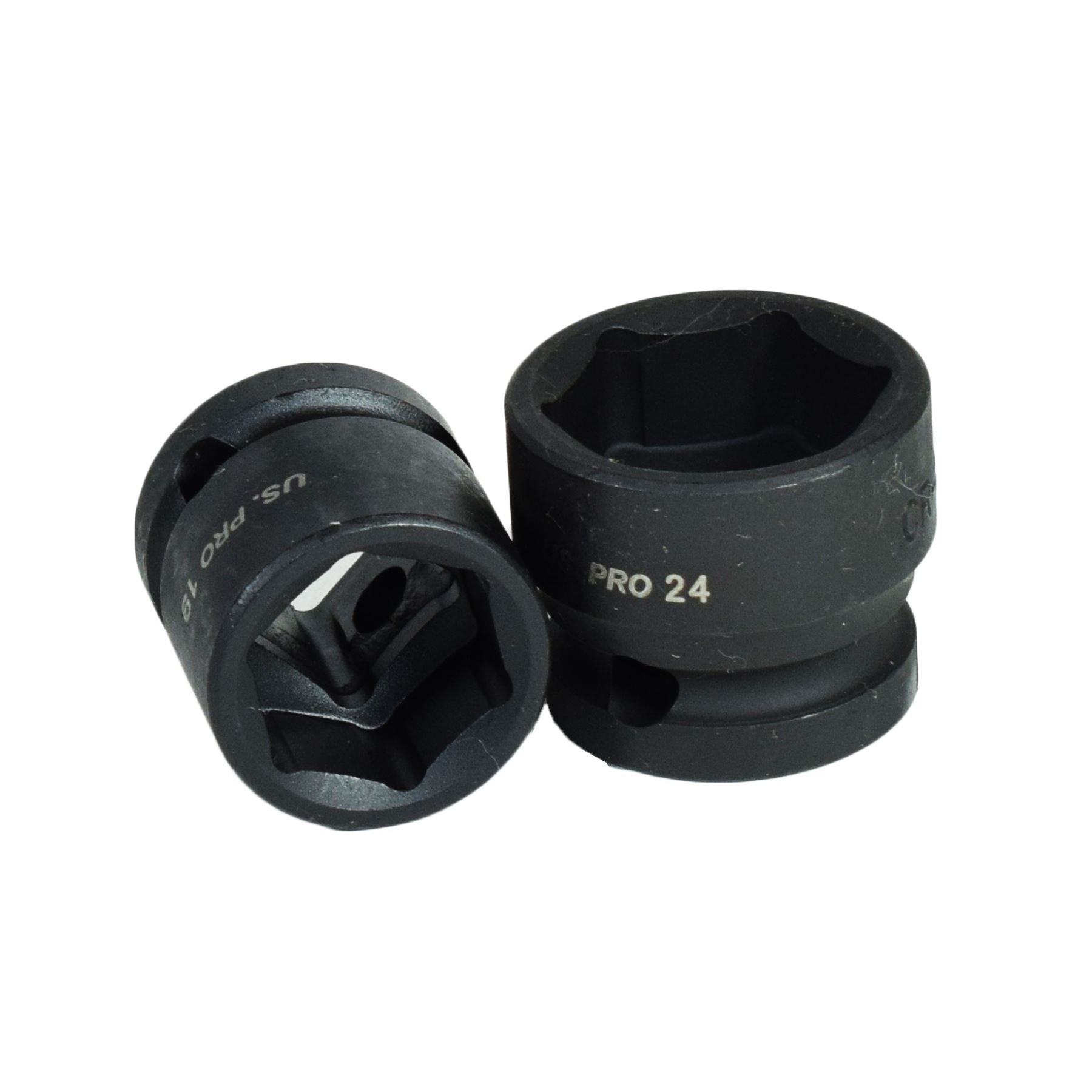 Metric Stubby 1/2" Drive Shallow Sockets 6 Sided Single Hex 10 - 24mm 15pc Set