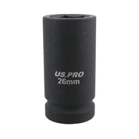 Metric MM 3/4" Drive Double Deep Impact Sockets 6 Sided 24mm – 41mm