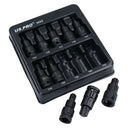 1/2in Drive Male Torx Star Impacted Impact Shallow Sockets T20 – T70 10pc