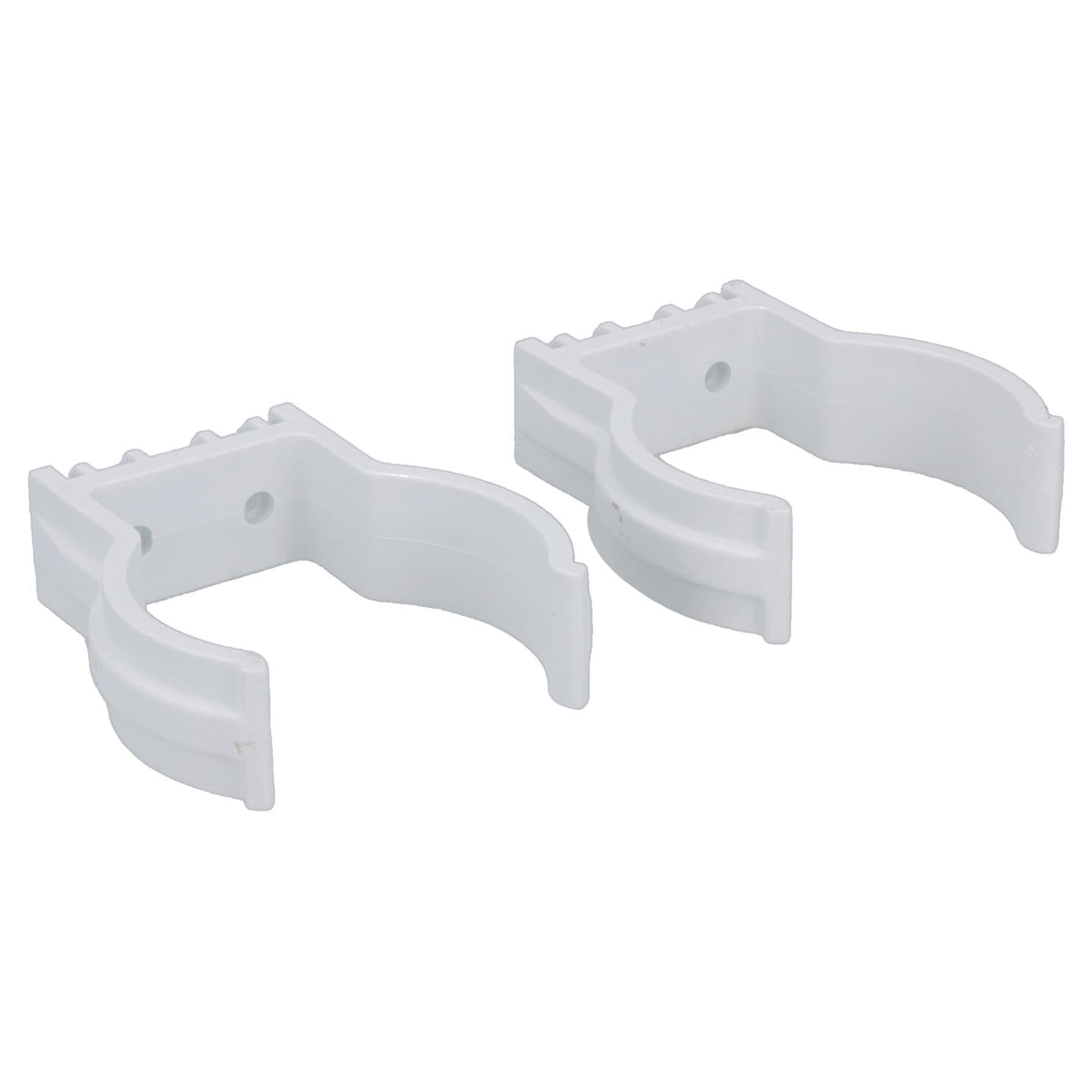 60mm Table Leg Storage Clips 2pk Polyamide Boat Motorhome Table Leg Mount