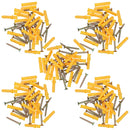 4 x 40mm Countersunk Screws And Wall Raw Plugs For Wood Concrete Brick