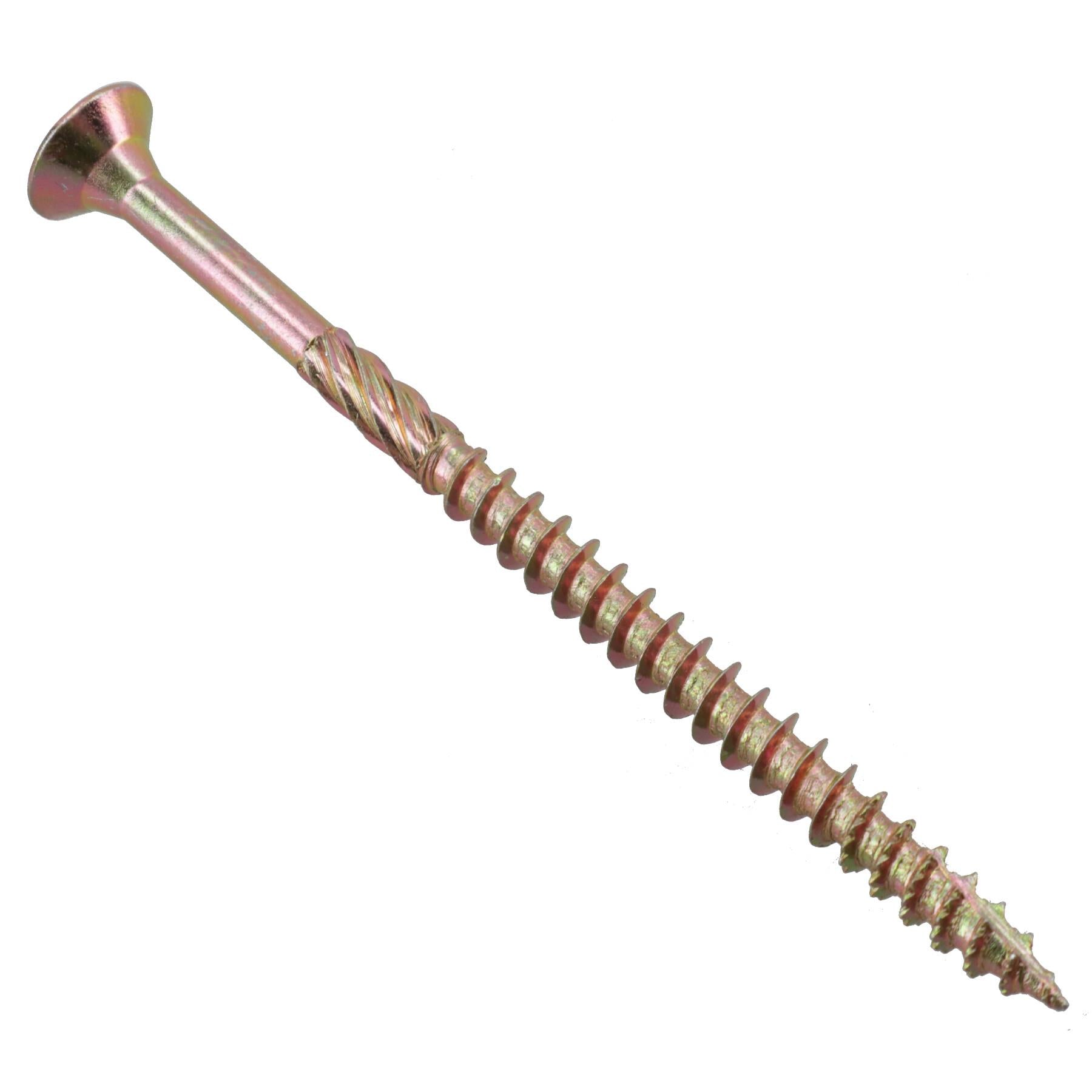 Countersunk Wood Screws 5.0 x 80mm Serrated Edge Prevent Splitting PZ2