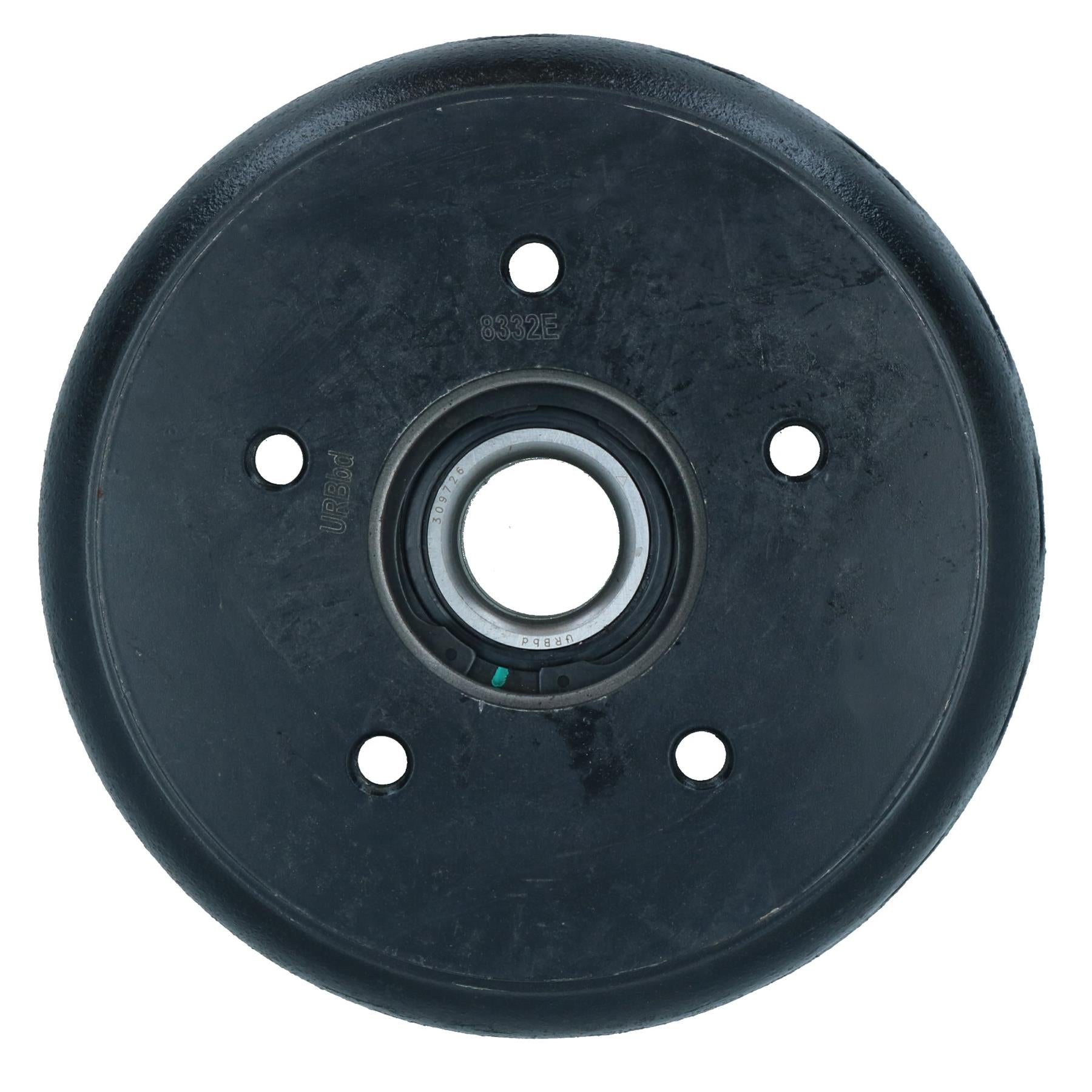 2 Pack 200 x 50mm BPW Brake Drum & Bearing for Trailer Caravan 5 Stud 112mm PCD