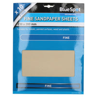 20pc Assorted Sandpaper Sanding Sheets for Metal Wood Plastic Fine 240 Grit