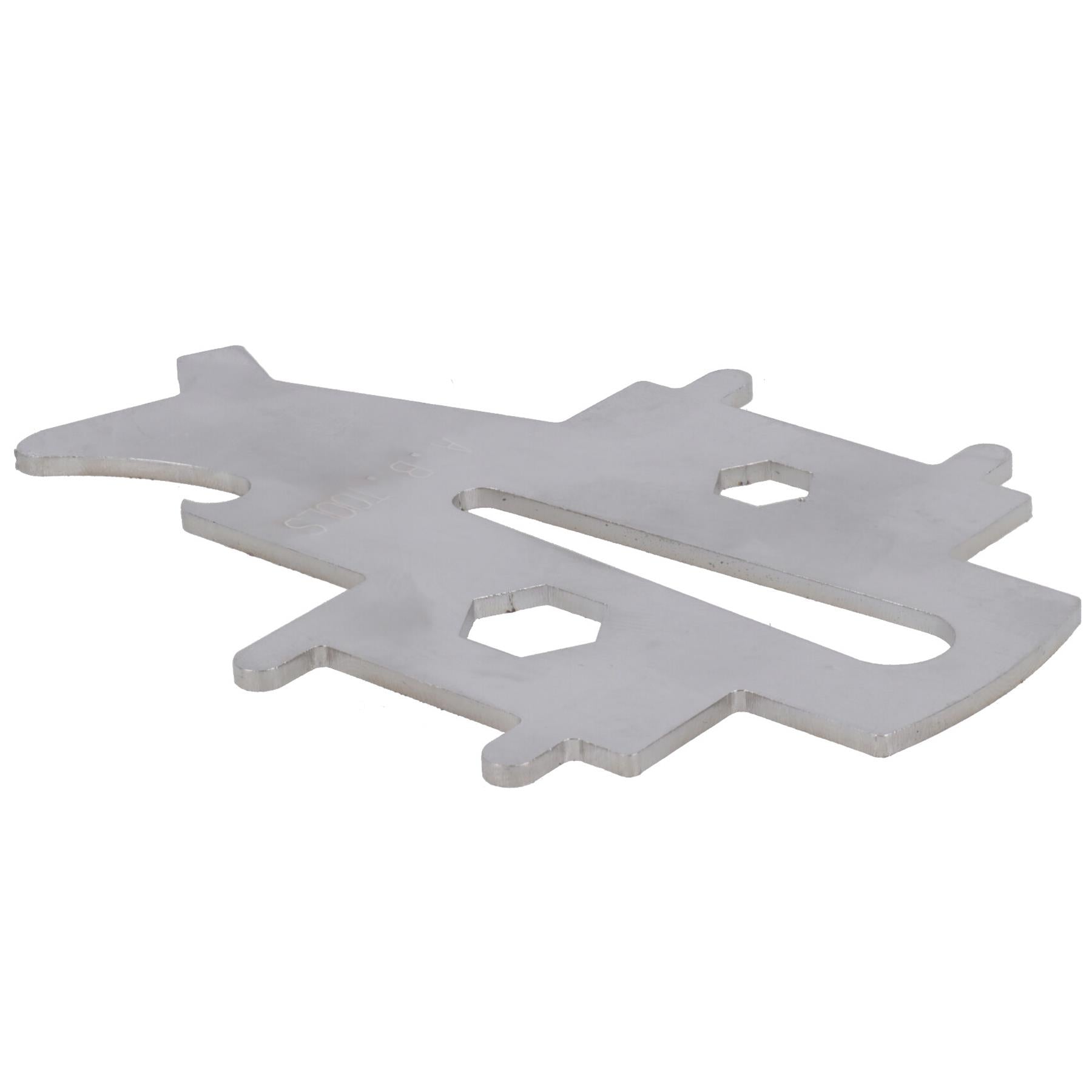 Deck Filler Plate Shackle Key Multi-tool for Boat Fuel Waste Water Universal Plugs