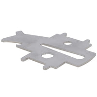 Deck Filler Plate Shackle Key Multi-tool for Boat Fuel Waste Water Universal Plugs