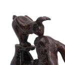 Rabbit Balancing Baby Bunny Resin Figurine Statue House Decor Ornament Home