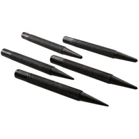 5pc Steel Centre Punch Metal Nail Brads Dot Starter Marking Set 1/16" - 3/16"