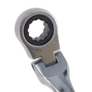 MM Metric Flexible Combination Ratchet Spanner Wrench Bi-Hex 12 Sided 72 Teeth