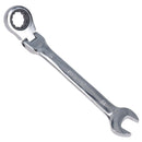 MM Metric Flexible Combination Ratchet Spanner Wrench Bi-Hex 12 Sided 72 Teeth